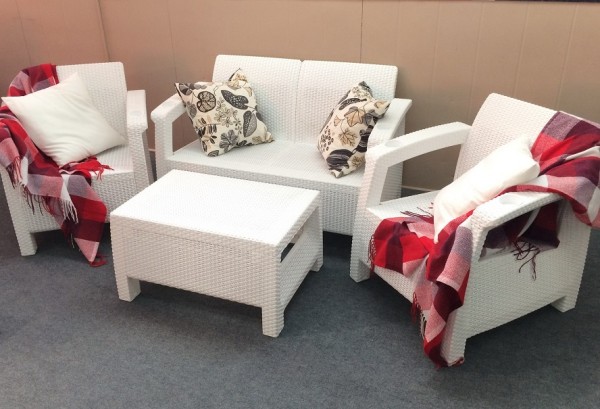 Комплект Yalta Terrace Set белый купить в Отрадном