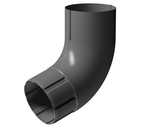 Колено 72° D90 Döcke STAL PREMIUM Графит, (RAL 7024) купить в Отрадном