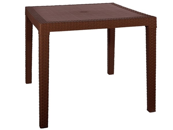 Стол квадратный FIJI Quatro Table Коричневый купить в Отрадном