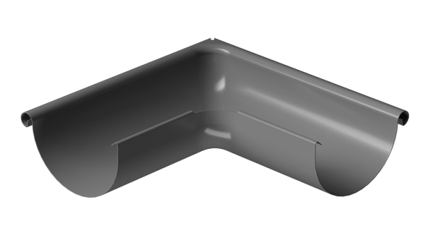 Угол внешний 90° D125 Döcke STAL PREMIUM Графит, (RAL 7024) купить в Отрадном