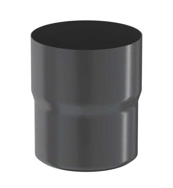 Водосток Aquasistem, система 125x90 - Соединитель трубы RAL 7024 Тёмно-серый купить в Отрадном