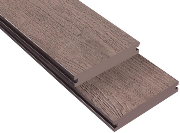 Террасная доска ДПК Outdoor 3D полнотелая NEVADA/CALIFORNIA BROWN коричневая микс купить в Отрадном