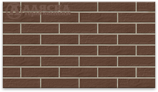 Фасадные Термопанели Аляска Braun Rustic купить в Отрадном