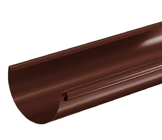 Водосток Aquasistem, система 125x90 - Водосточный желоб 3.00м RAL 8017 Коричневый купить в Отрадном