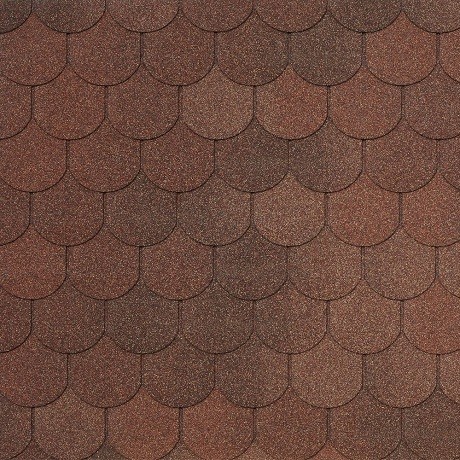 Гибкая черепица Tegola ASSISI terracotta 420 купить в Отрадном