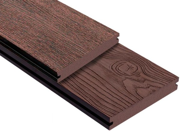 Террасная доска ДПК Outdoor 3D полнотелая STORM/OCEAN BROWN коричневая микс купить в Отрадном