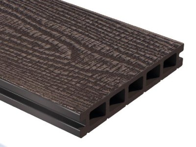 Террасная доска из ДПК WOODVEX Expert Antique Wenge