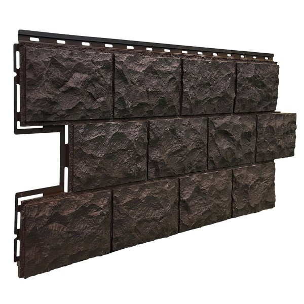 Фасайдинг Серия «Доломит» Тёмно Коричневый купить в Отрадном