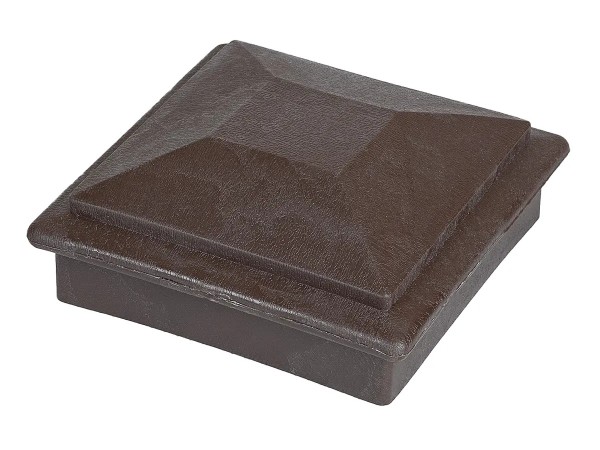 Крышка верхняя ПВХ для столба Deckart 125х125 Венге купить в Отрадном