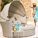 Диван-Трансформер AFINA плетеный из иск. ротанга AFM-325 Beige купить в Отрадном