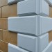 Угол Наружный к Фасадным Термопанелям Доломит Дагестанский Камень 400 мм Белый купить в Отрадном
