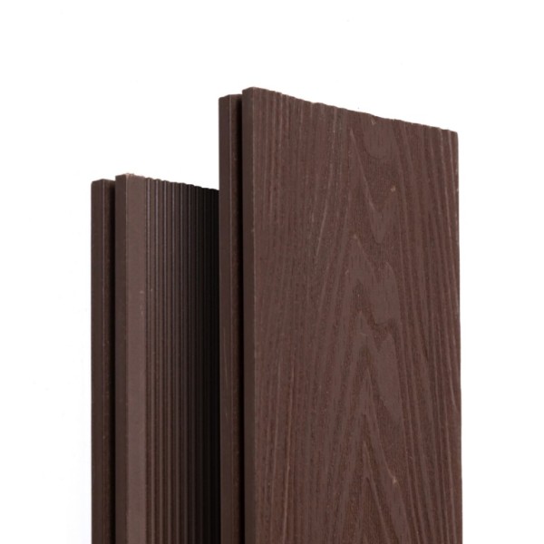 Террасная доска Ecodecking Экстра 3D полнотелая Графит купить в Отрадном