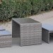 Диван-Трансформер AFINA плетеный из иск. ротанга S330G-W78 Grey купить в Отрадном