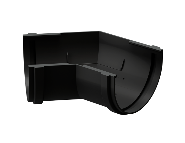 Угол желоба универсал 135˚ Docke Premium ПВХ - Карбон купить в Отрадном