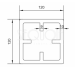 Столб SEQUOIA Evolution 3D WOOD BLACK купить в Отрадном