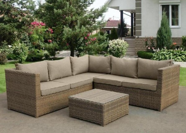 Комплект мебели AFINA плетеной из иск. ротанга YR825B Beige купить в Отрадном