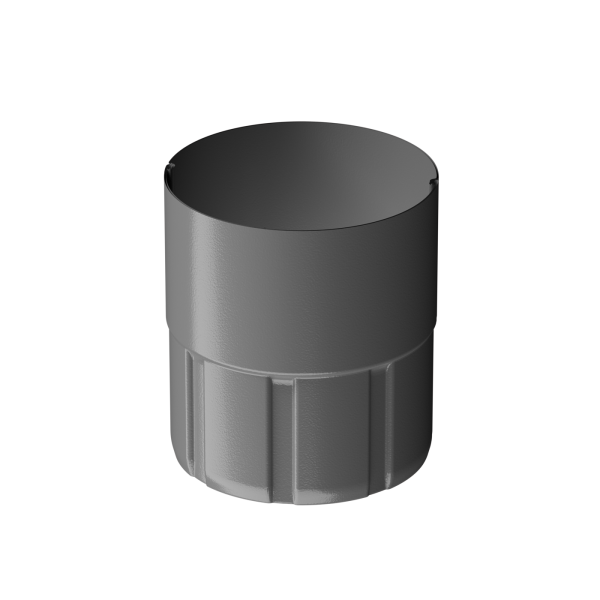 Муфта соединительная для водостока Döcke STAL PREMIUM, Графит купить в Отрадном