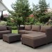 Комплект мебели AFINA плетеной из иск. ротанга YR821A Brown/Beige купить в Отрадном
