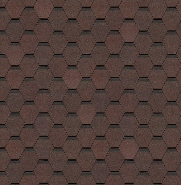 Гибкая черепица Docke, коллекция Шеффилд – Зрелый каштан купить в Отрадном