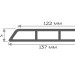 Доска Ромбус 3D ДПК Outdoor STORM GREY серая микс купить в Отрадном