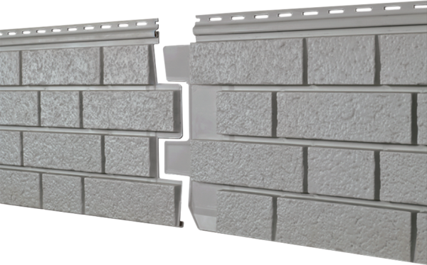 Фасадная панель Ю-пласт Стоун Хаус S-Lock Клинкер Нордик дым купить в Отрадном