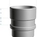 Муфта Docke Lux ПВХ Пломбир купить в Отрадном