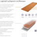 Фибросайдинг DECOVER 3600 x 190 x 8 мм Caramel купить в Отрадном