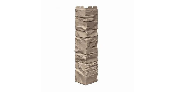 Угол наружный VOX Solid Stone Lazio камень светлая глина купить в Отрадном