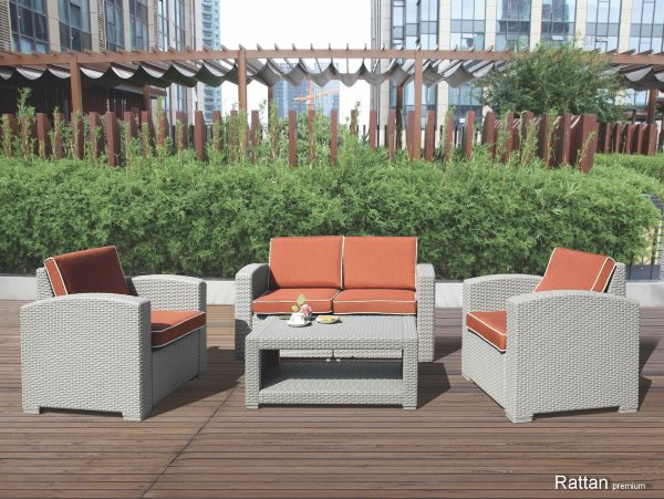 Уличные диваны и кресла коллекции Rattan Premium 4 купить в Отрадном