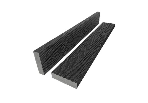 Брус лавочный 3D-тиснение 20х80 Графит купить в Отрадном
