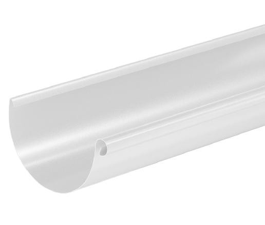 Водосток Aquasistem, система 125x90 - Водосточный желоб 3.00м RAL 9003 Белый купить в Отрадном