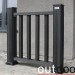 Ограждение из ДПК Outdoor Классик 3D STORM чёрный купить в Отрадном