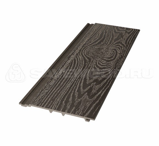 Сайдинг из дпк savewood sw-cedrus тангенциальный распил темно-коричневый купить в Отрадном