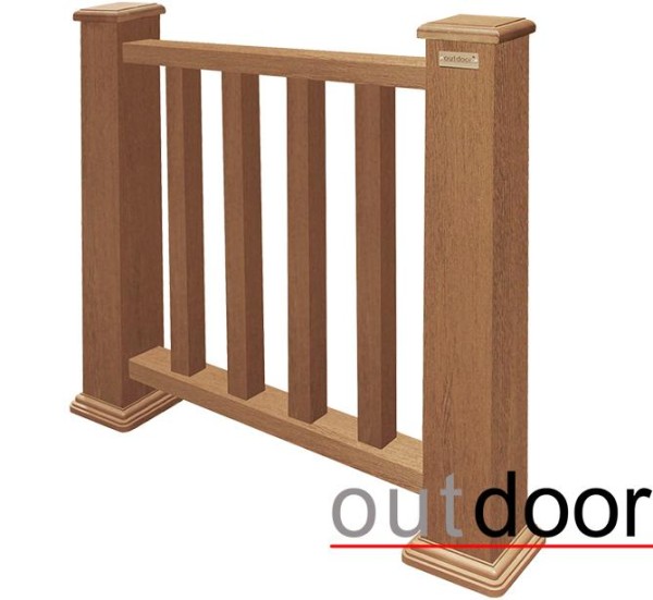 Ограждение из ДПК Outdoor Классик 3D STORM дуб купить в Отрадном