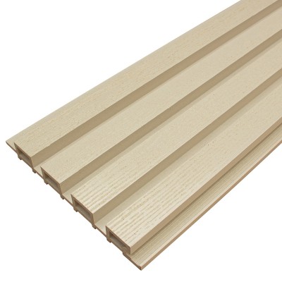 Фасадная доска из ДПК Faynag Wood Рейка Слоновая кость