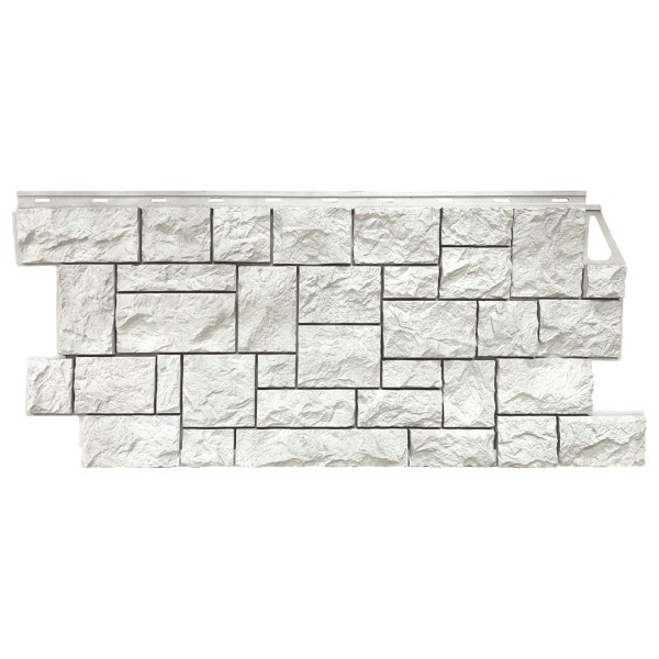 Фасадная панель FineBer, Камень Дикий, Жемчужный купить в Отрадном