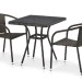Комплект плетеной мебели AFINA из иск. ротанга T282BNT/Y137C-W53 Brown 2Pcs купить в Отрадном
