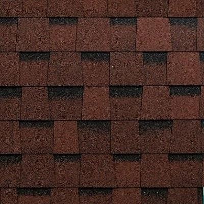 Двухслойная ламинированная черепица Shinglas, серия Фазенда – Красный купить в Отрадном