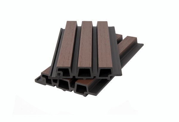 Фасадная панель брусковая двухцветная co-extrusion, chocolate mix купить в Отрадном