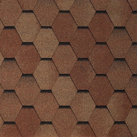 Гибкая черепица Tegola VENETO terracotta 206 купить в Отрадном