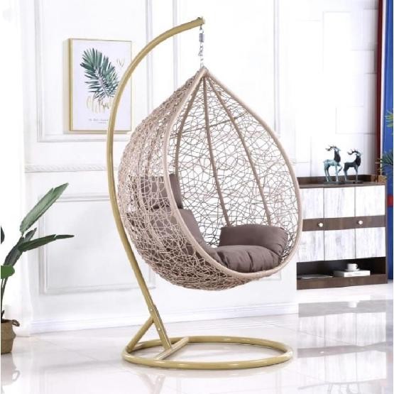 Кресло Подвесное из искусственного ротанга AFM-169A-XLB Beige купить в Отрадном