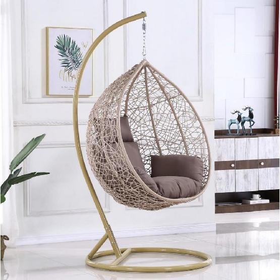 Кресло Подвесное из искусственного ротанга AFM-169A-LB Beige купить в Отрадном
