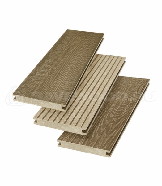 Террасная доска SW Fraxinus (R) полнотелая «SaveWood» Тик купить в Отрадном