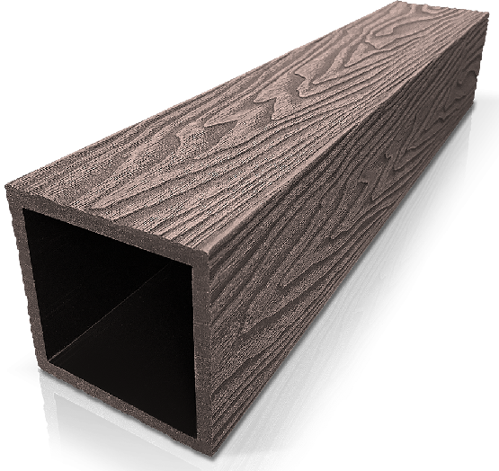 Столб ДПК 3D GardenParkett фактура дерева Венге купить в Отрадном
