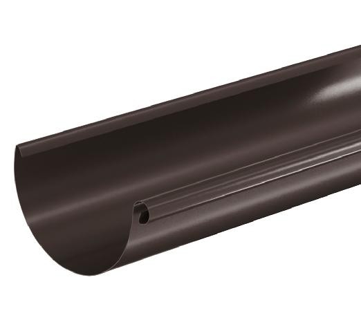 Водосток Aquasistem, система 150/100 - Водосточный желоб 3.00м RR 32 Тёмно Коричневый купить в Отрадном