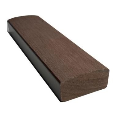 Лавочный брус Ecodecking Некст полнотелый брашированный 70х35 шоколад купить в Отрадном