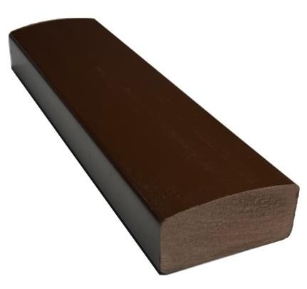 Лавочный брус Ecodecking Некст полнотелый глянцевый 70х35 шоколад купить в Отрадном