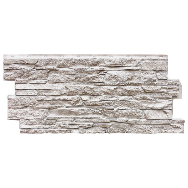 Фасадная панель FineBer, Скала, Мелованный белый купить в Отрадном