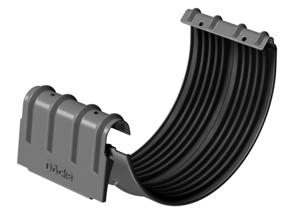Соединитель желобов D125 Döcke STAL PREMIUM Графит, (RAL 7024) купить в Отрадном