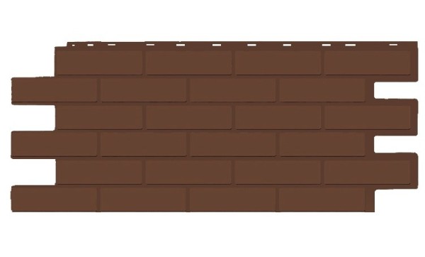 Фасадная панель T-Siding Кирпич Модерн Эко Браун купить в Отрадном